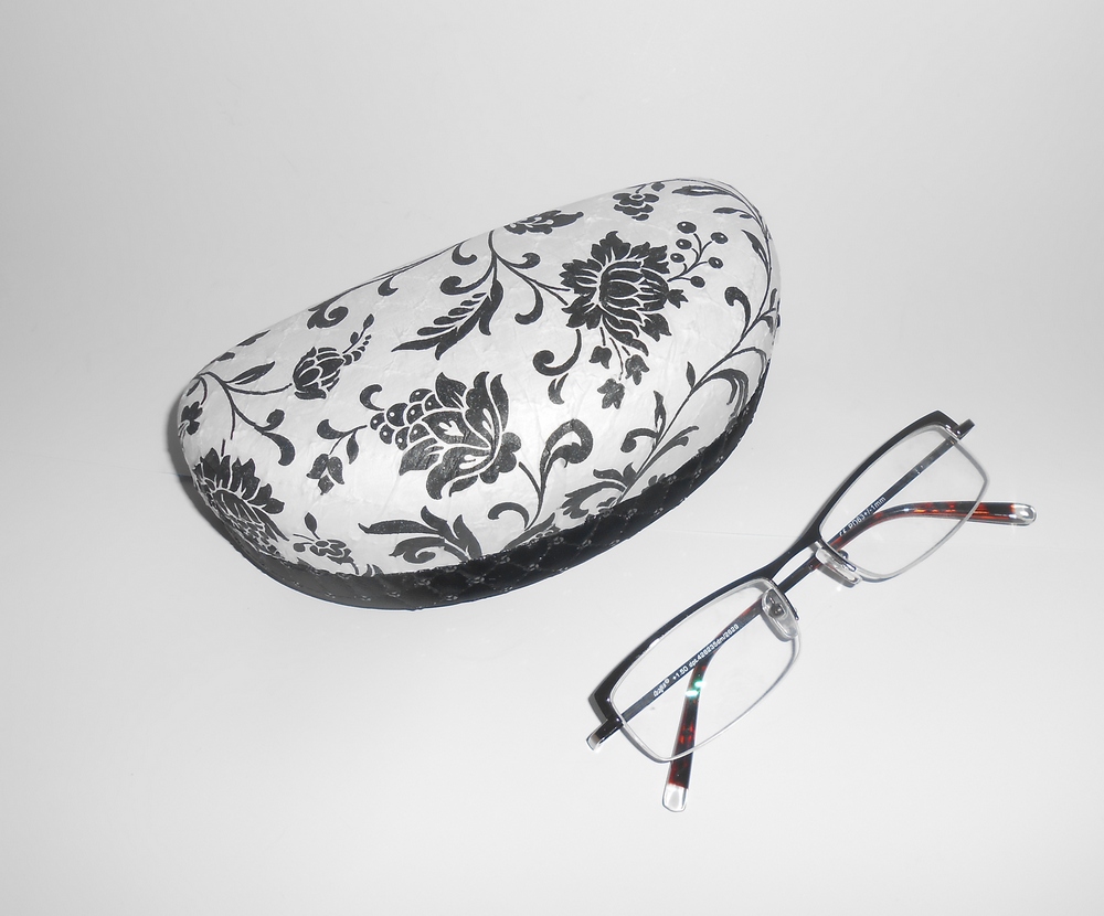 Pouzdro na brýle - černobílé, maxi