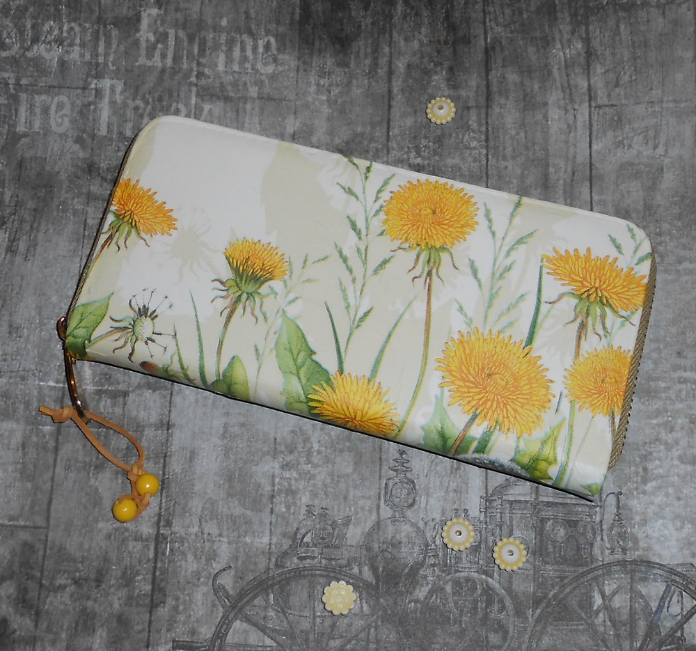 Peněženka- pampelišky