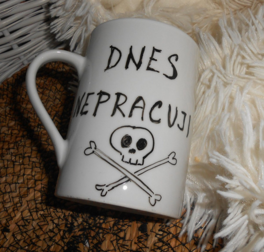 Pracovní hrnek - dnes nepracuji