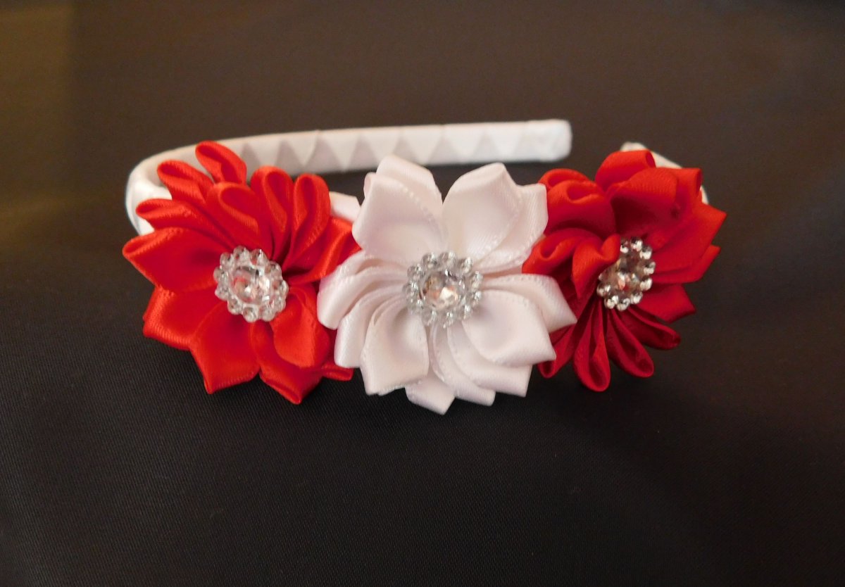 Čelenka bílo červená 