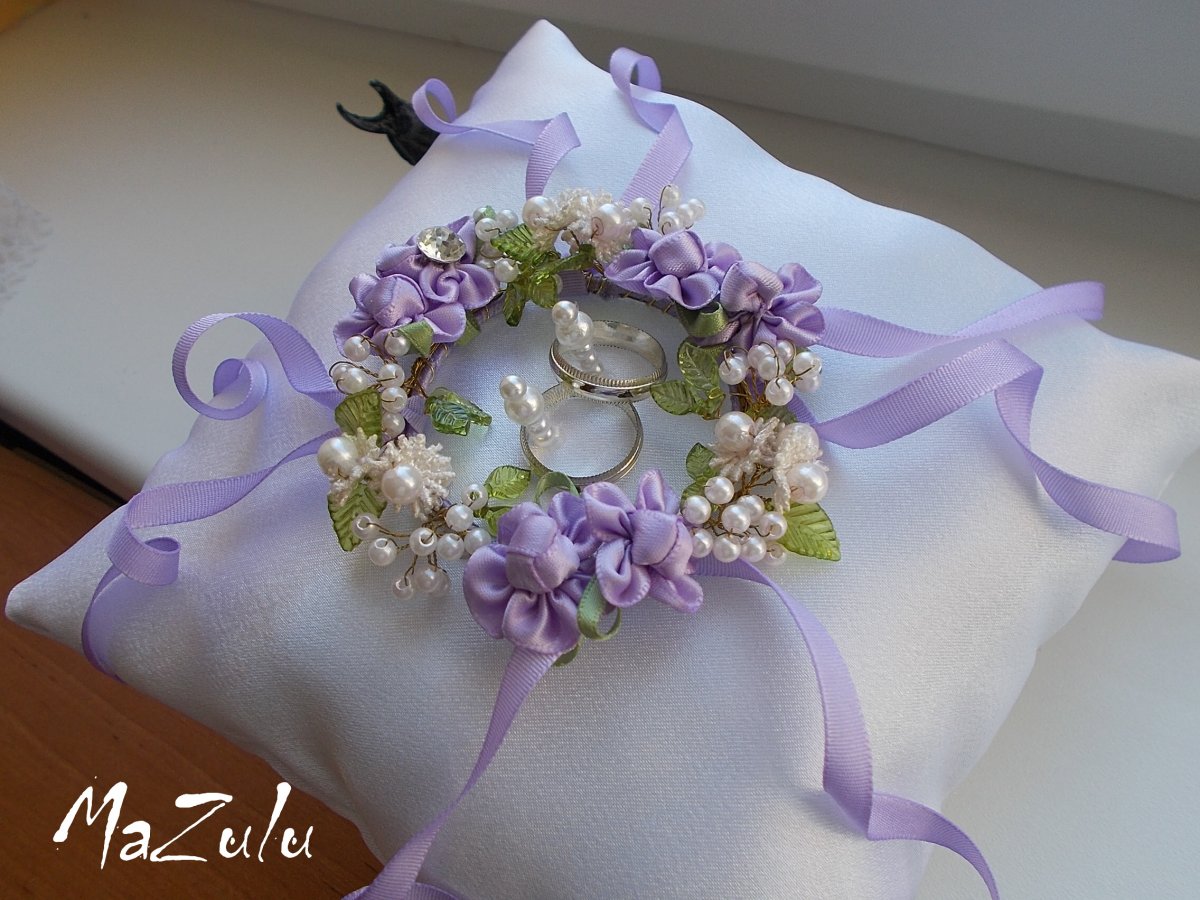 svatební polštářek II.