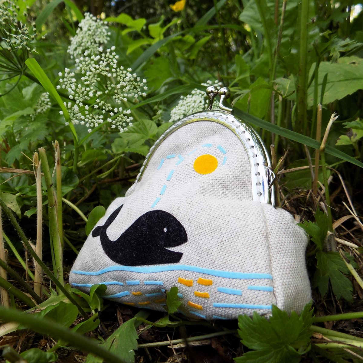 Peněženka "Velryba chytá slunce"