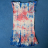 Dívčí modro-růžové batikované šaty 7/8 (13381424)