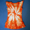 Dívčí bílo-oranžové batikované šaty 2 roky (13404581)