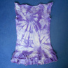 Dívčí bílo-fialové batikované šaty 12/14 (13404570)