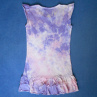 Dívčí bílo-růžovo-fialové batikované šaty 9/11 (13404590)
