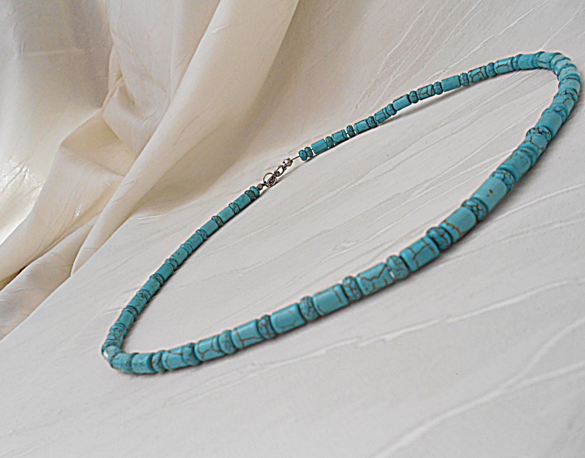 Pánský náhrdelník Tyrkys