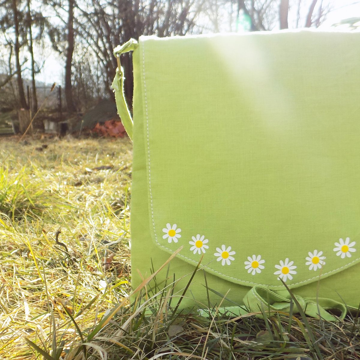 Lněná kabela "Heřmánková"