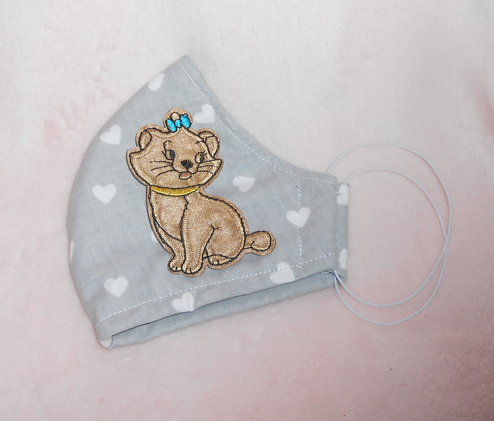 Dětská rouška - kočička