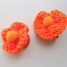 Pletená gumička do vlasů