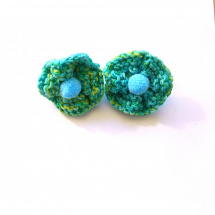 Pletená gumička do vlasů