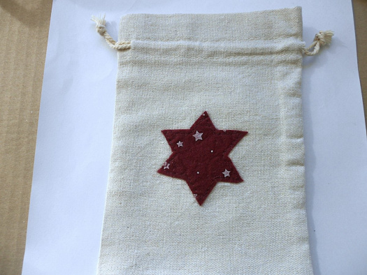 Dárkový pytlík lněný 13x18 cm