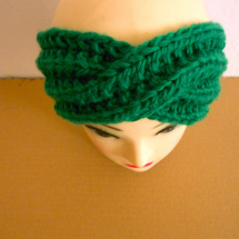 Křížená čelenka merino