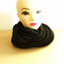 Kulatá šála - nákrčník s merinem