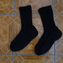 Teplé ponožky s vlnou 44-45