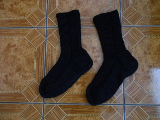 Teplé ponožky s vlnou 48-49