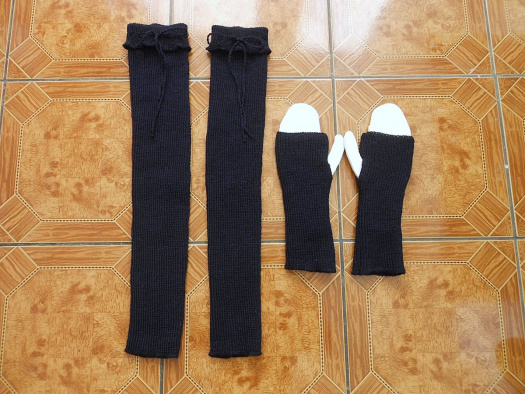 Souprava návleků merino/akryl