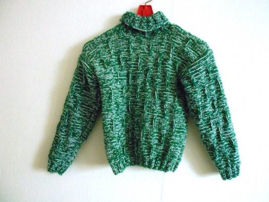 Velmi teplý dětský rolák s merinem