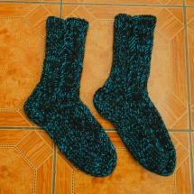Velmi teplé ponožky s vlnou vel. 46-47