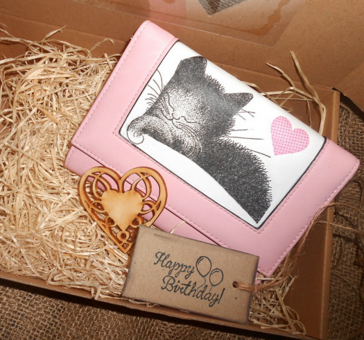 Peněženka v dárkové krabičce - kočička