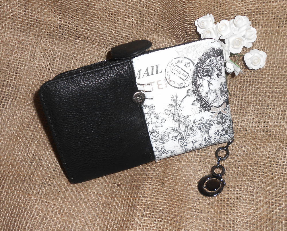 Peněženka - černobílá variace