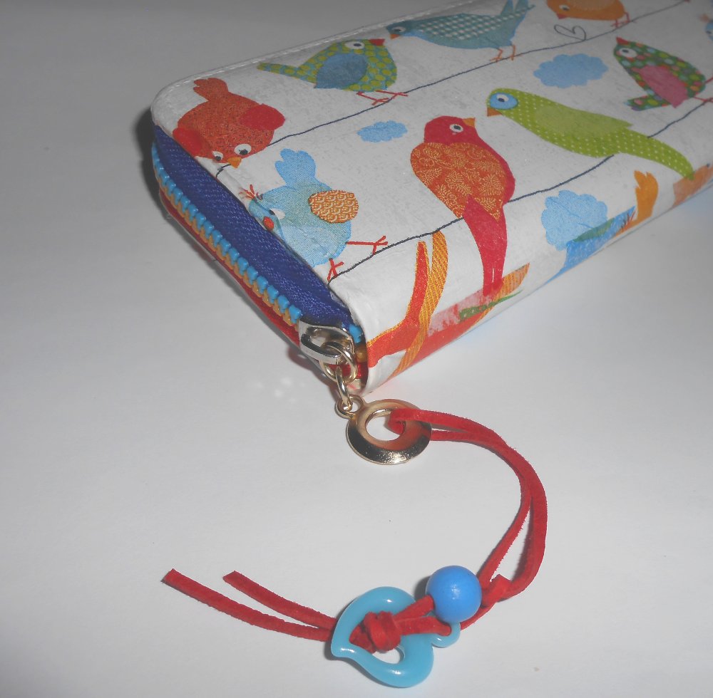 Peněženka s ptáčky