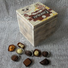 Originální, dárková krabička CHOCOLAT vintage