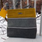 Kabelka pruhovaná mini