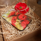 Dámská manikúra v krabičce - vlčí máky