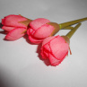 Látkové kvítky růžiček- poupata