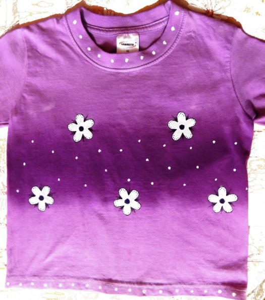 Dívčí tričko - fialové - XS