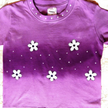 Dívčí tričko - fialové - XS