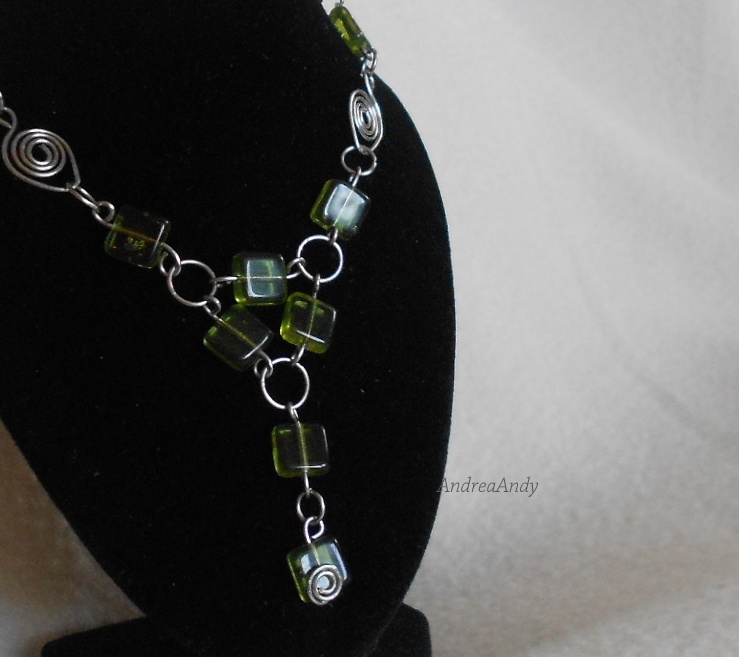 Zelený náhrdelník