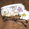 Pouzdro na brýle - květy