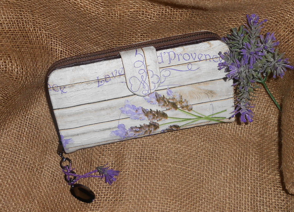 Peněženka - Levandule