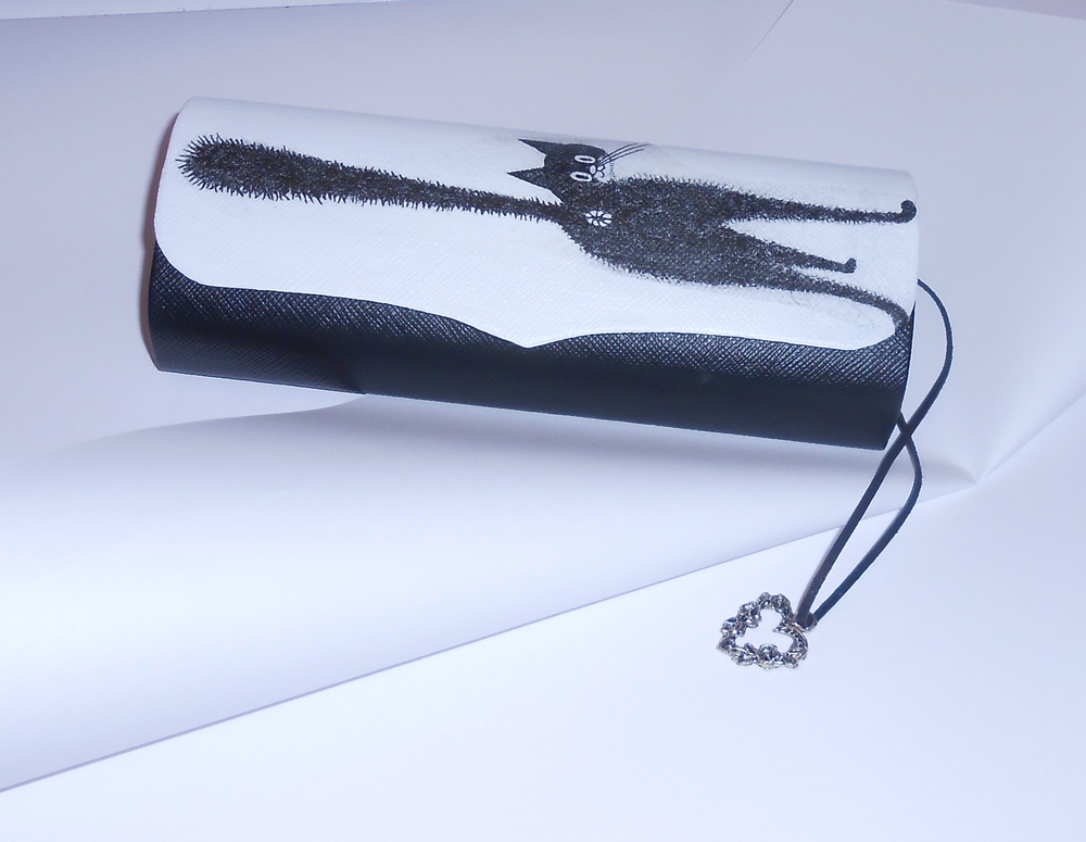 Pouzdro na brýle s kočičkou