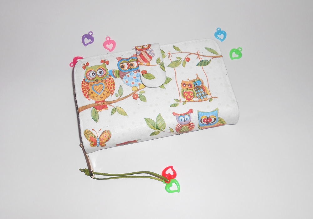 Veselá peněženka se sovičkami