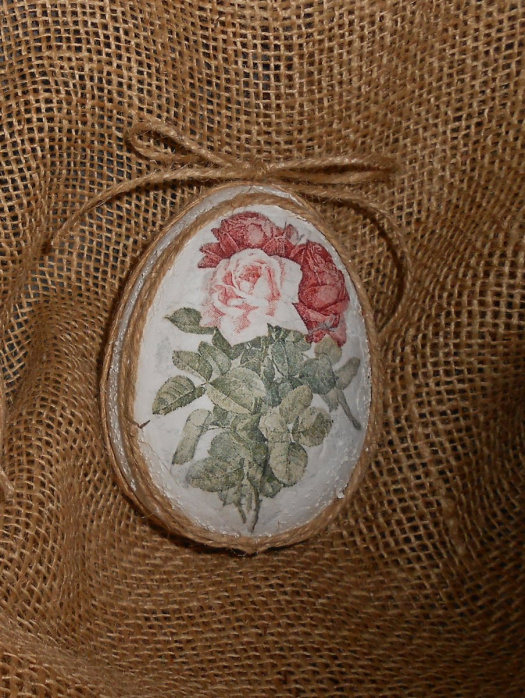 Velikonoční vajíčko - rose