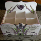 Krabička na čaj - čajovka levandulová