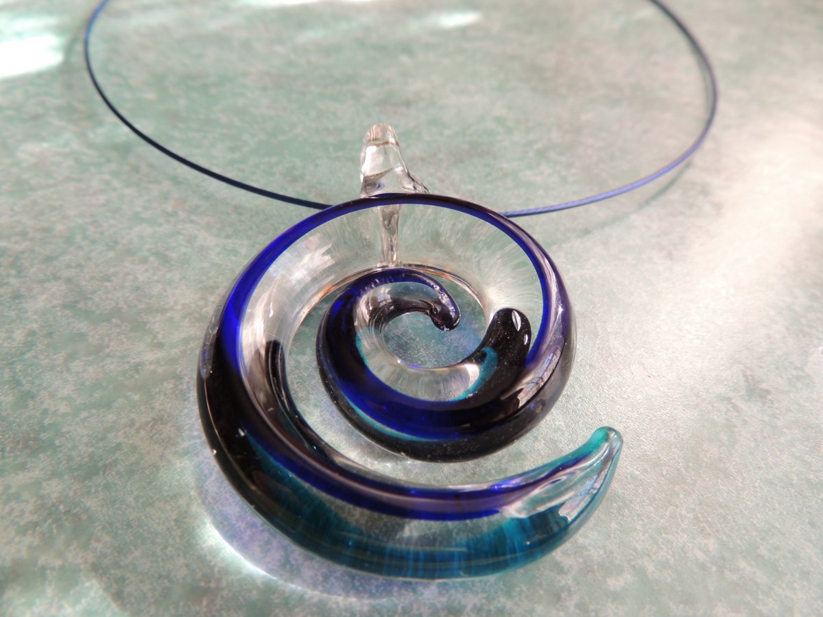 Spirála koru, náhrdelník 