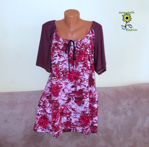 Tunika ,,Pink Flowers Romance"
