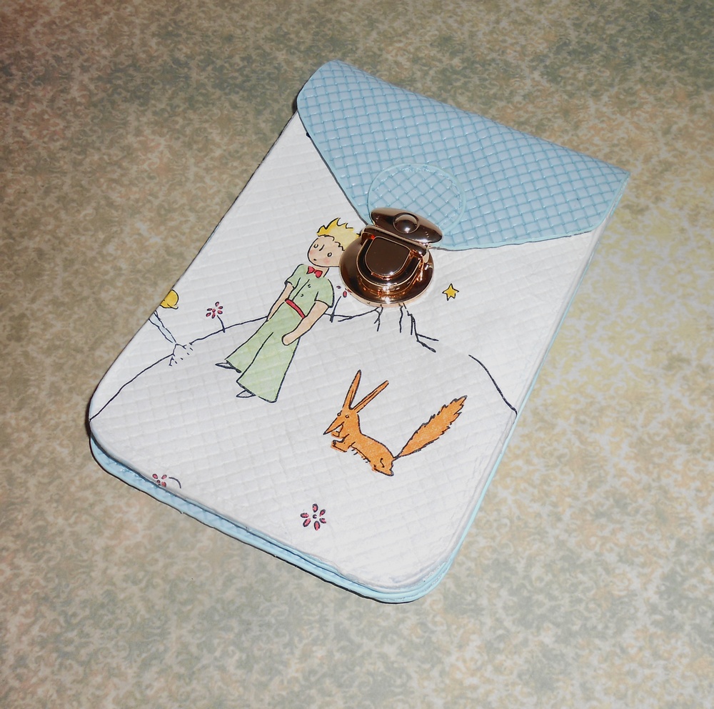 Pouzdro na mobil Malý princ-modré