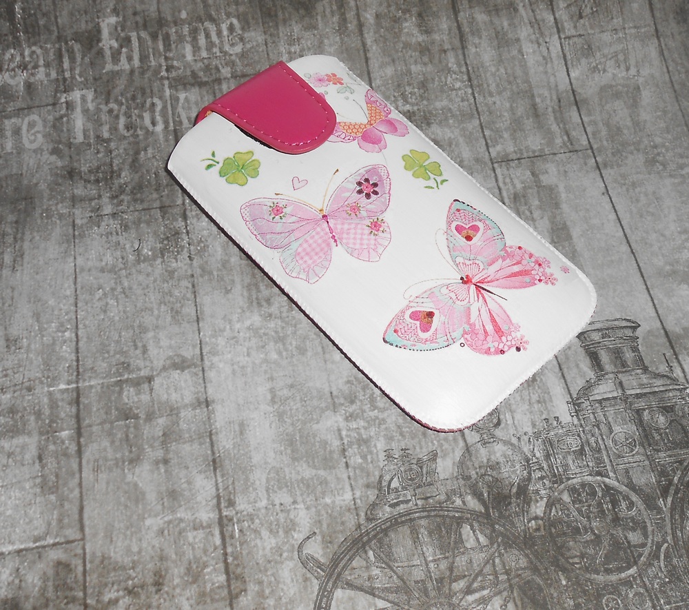 Pouzdro na mobil - motýlek