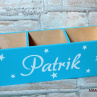Velký dřevěný pastelkovník se jménem