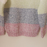 Ručně pletený bavlněný svetřík - halenka,vel. L,XL