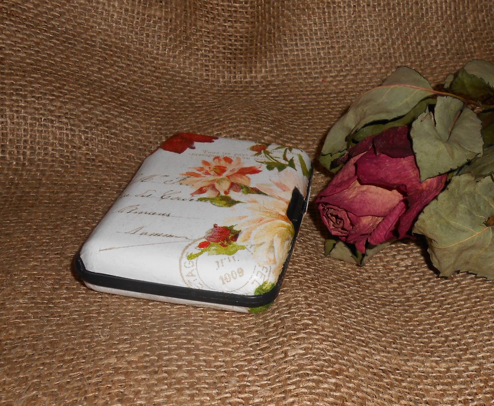 Pouzdro na vizitky, karty -  Rose