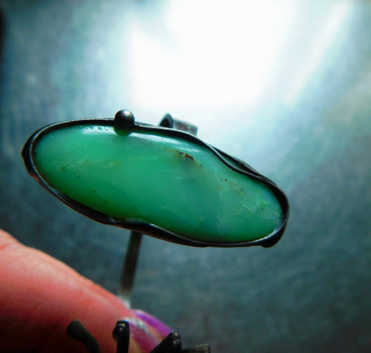 Chryzopras... náramek