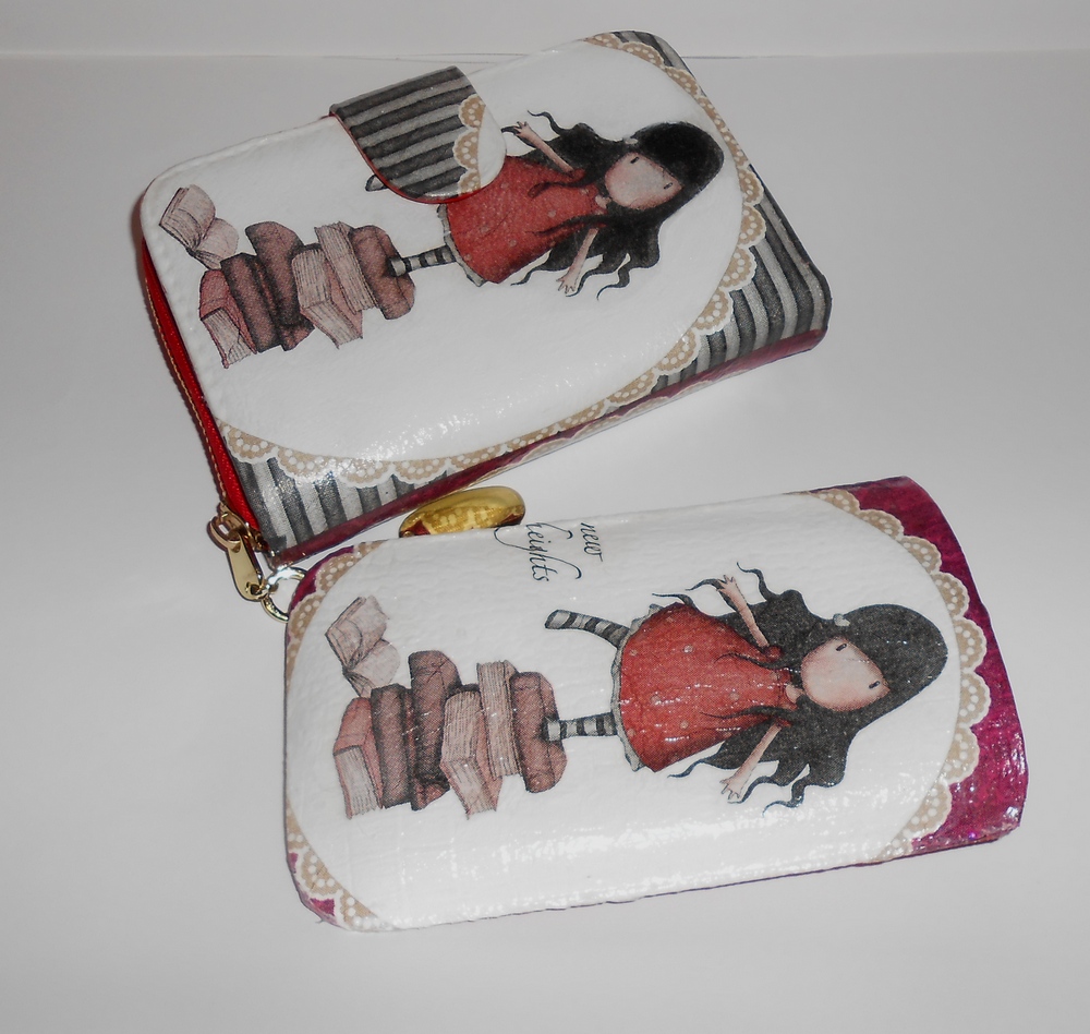 Sada s knihomolkou (peněženka + pouzdro na mobil)