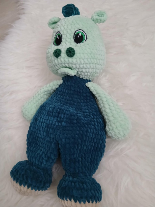 Muchlací dino zelený
