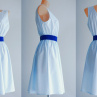 Dress Little Circled Dotties/Light Blue